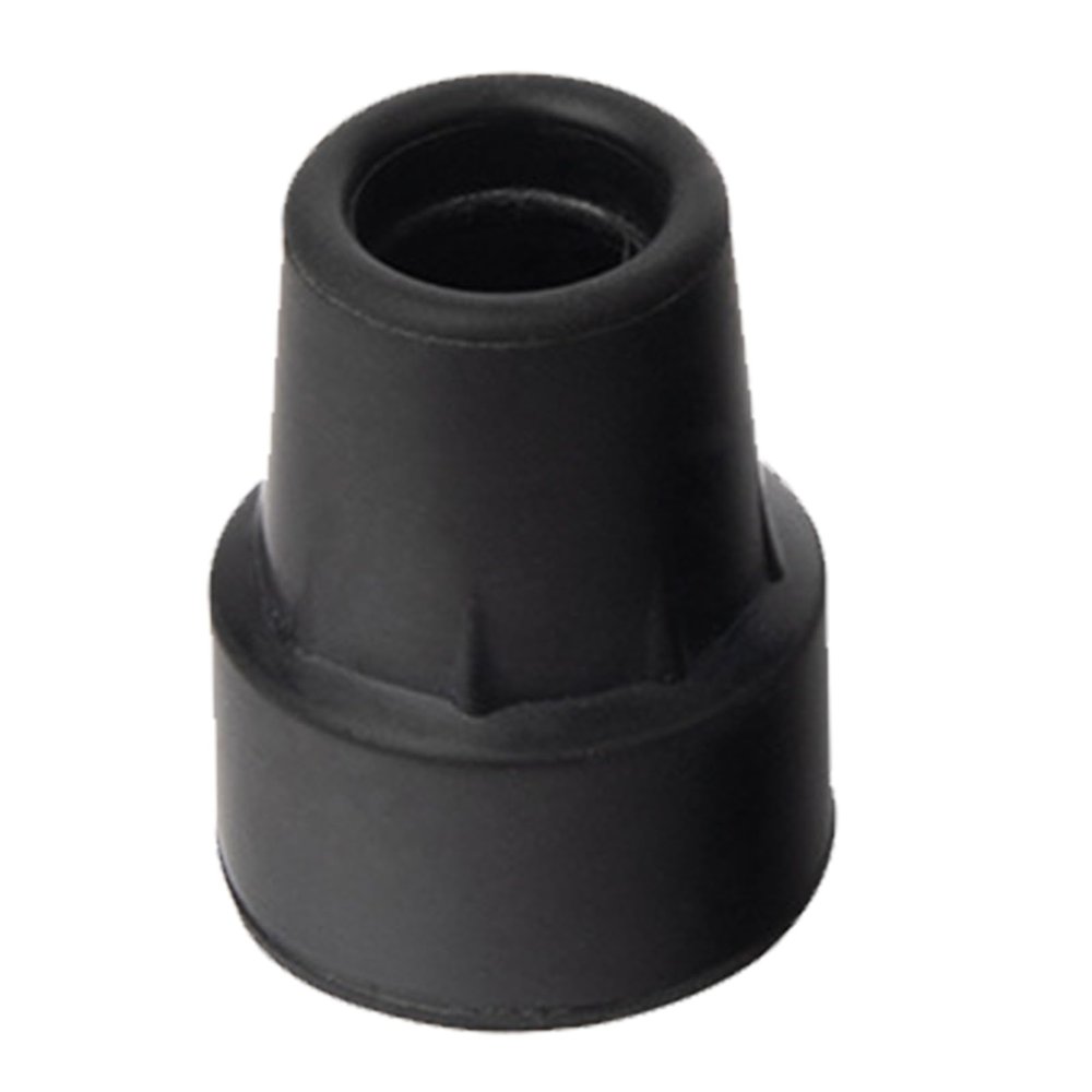 Replacement Walking Cane Tips, Rubber Tip, Black, 16/28 mm (1940B, 19 mm)
