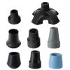 Replacement Walking Cane Tips, Rubber Tip, Black, 16/28 mm (1940B, 19 mm) view 3