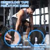 JYIXXZX 12-Piece Pre-Cut Kinesiology Tape for Knees, Waterproof Sports Tape view 4