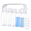 Transparent Refillable Leakproof Toiletry Travel Bottles view 1