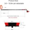 Telescoping Cleaning Brush and Pole Set for Windows and Solar Panels with Water-Feed System view 2