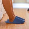 SHERCHPRY 5 Pairs Disposable Brushed Fabric and EVA Guest Slippers view 2