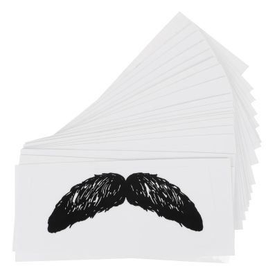 DECHOUS 20-Piece PP Nose Hair Protection Stickers, Black