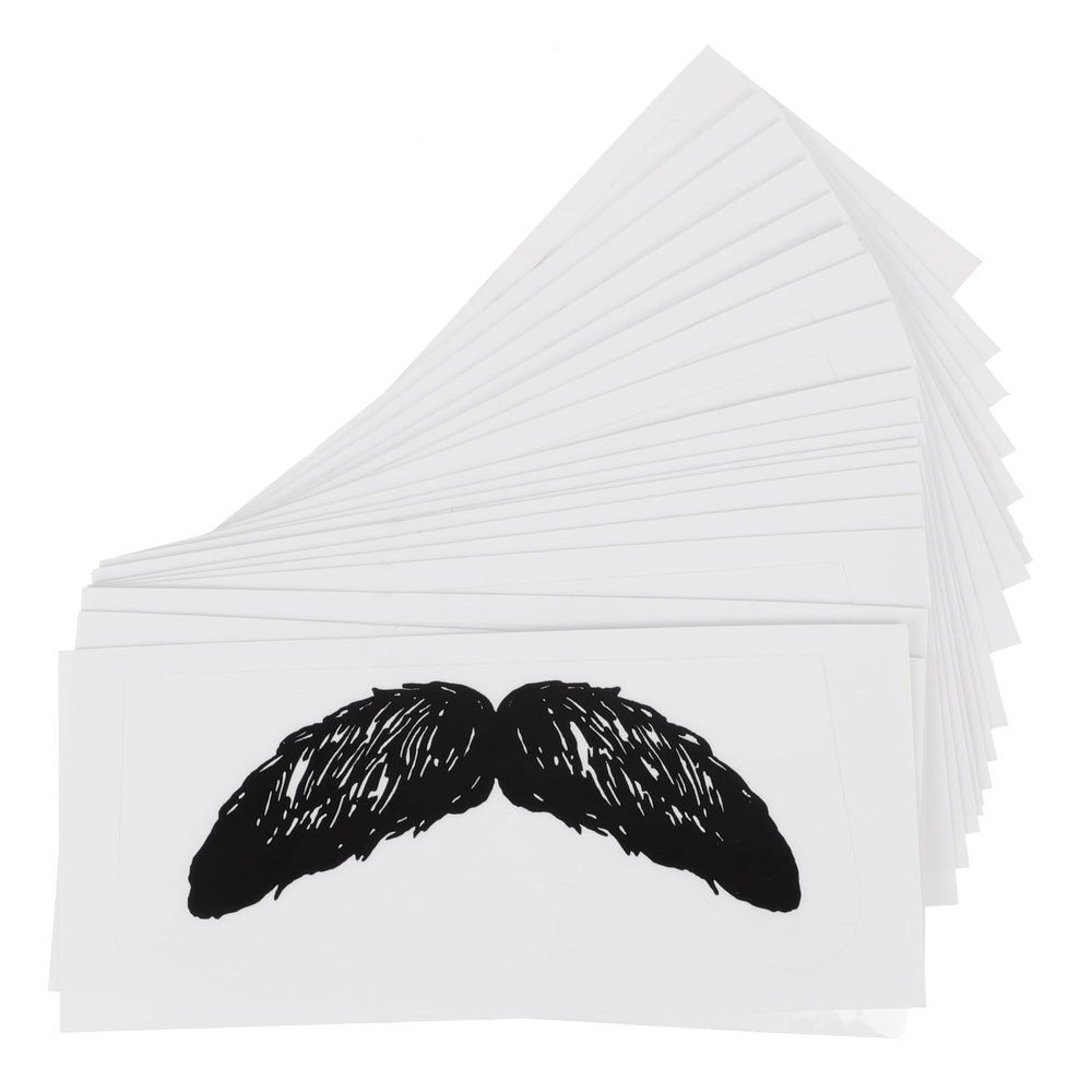 DECHOUS 20-Piece PP Nose Hair Protection Stickers, Black