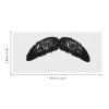 DECHOUS 20-Piece PP Nose Hair Protection Stickers, Black view 2