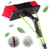 Extendable Window Cleaning Pole Set with Brush Head for Solar Panels view 1
