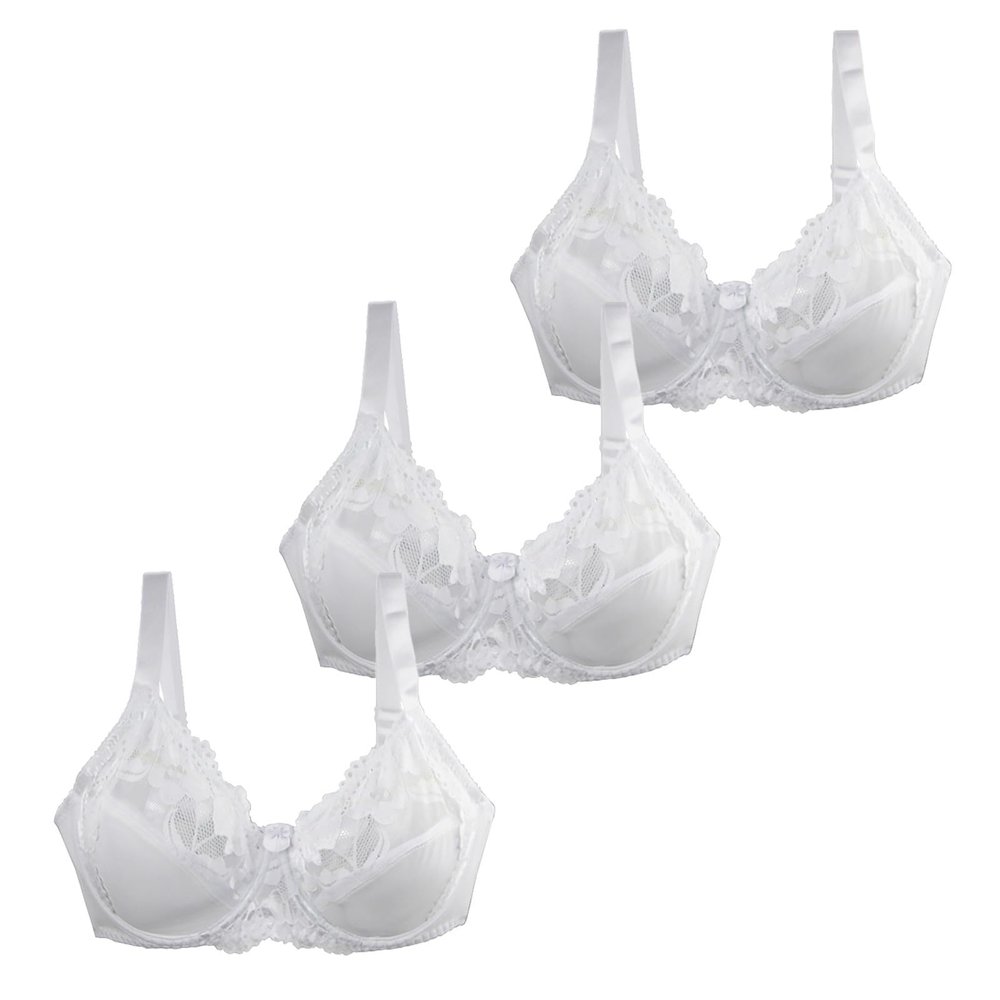 Generic Women's Underwear 36/80–46/105 Cup Bra, Sexy Lace Bra for Women, Plus-Size Lingerie Men's Tank Top (D, 105F)
