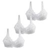 Generic Women's Underwear 36/80–46/105 Cup Bra, Sexy Lace Bra for Women, Plus-Size Lingerie Men's Tank Top (D, 105F) view 1