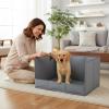 Foldable Puppy Toilet with High Walls, Portable view 2