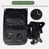 TAUIANE Durable Oxford Horse Manure Catcher, Reusable, Black, L view 3