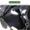 TAUIANE Durable Oxford Horse Manure Catcher, Reusable, Black, L view 4