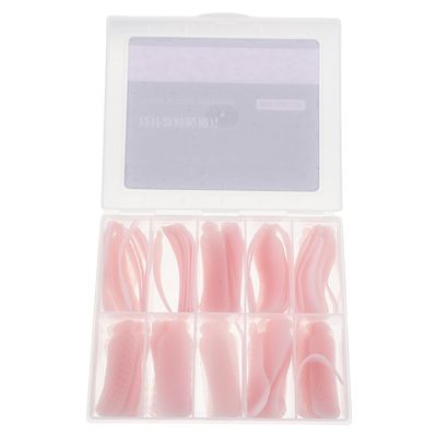 Gogogmee 120-Piece Flexible Silicone Nail Art Molds with Snowflake Designs