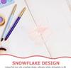 Gogogmee 120-Piece Flexible Silicone Nail Art Molds with Snowflake Designs view 3