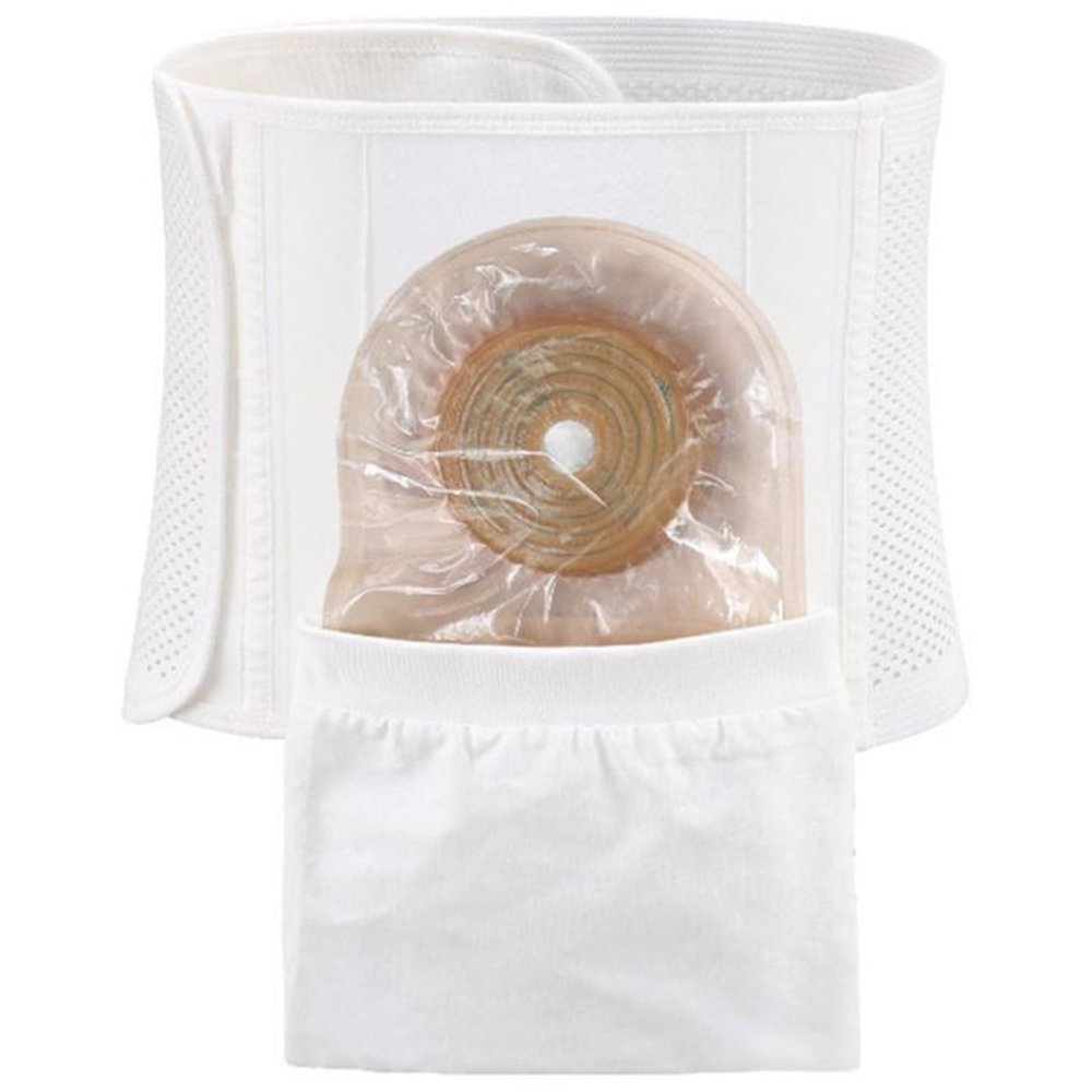 Stoma Support Belt, Adjustable Stoma Bandage, Postoperative Support, Helps Protect Stoma Pouch (Large)