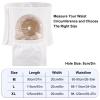 Stoma Support Belt, Adjustable Stoma Bandage, Postoperative Support, Helps Protect Stoma Pouch (Large) view 2