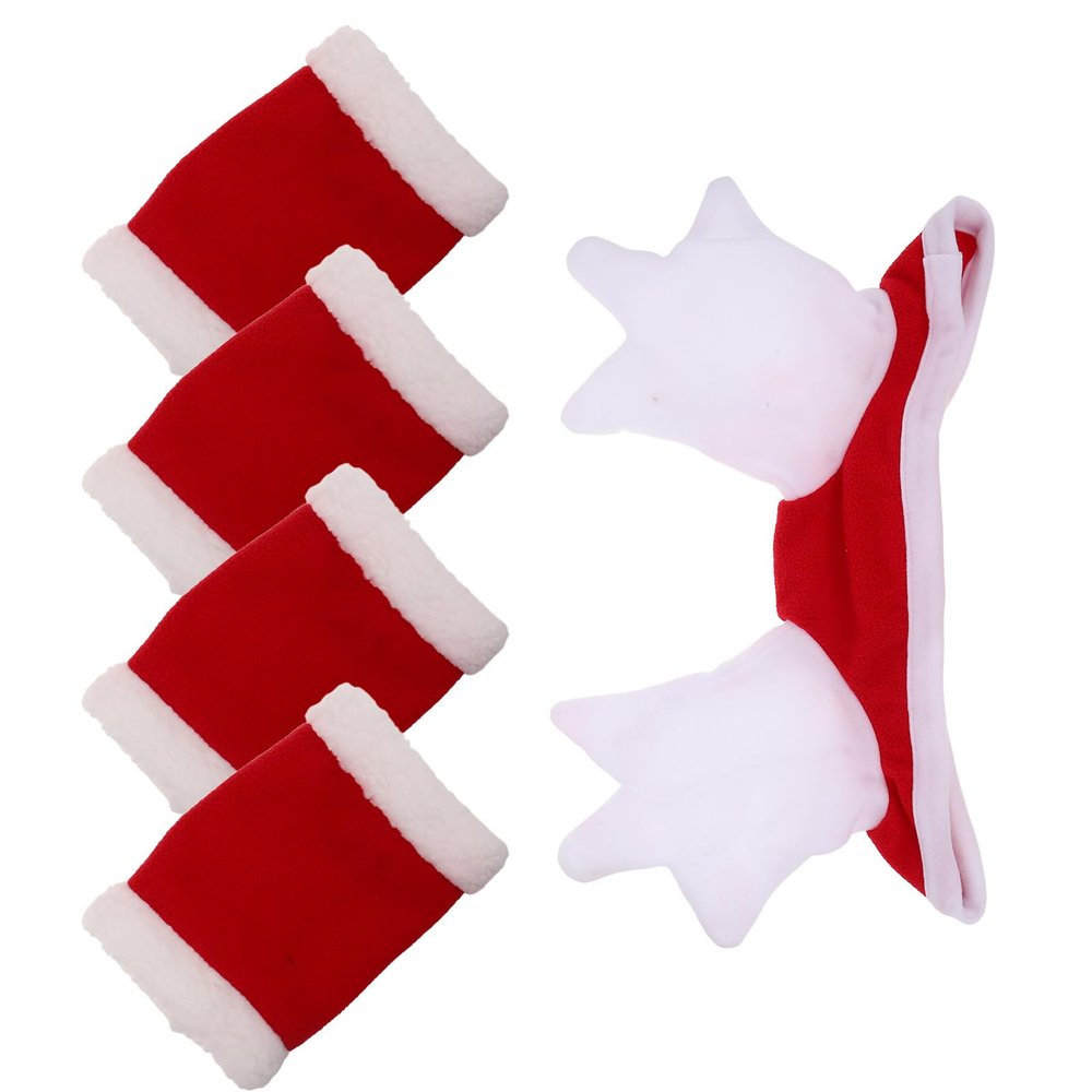 Abaodam Christmas Horse Costume Set with Hat and Plush Leg Protectors