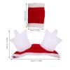 Abaodam Christmas Horse Costume Set with Hat and Plush Leg Protectors view 2