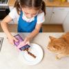 Cat Treat Dispenser, 3D-Printed Cat Press with Spoon view 4