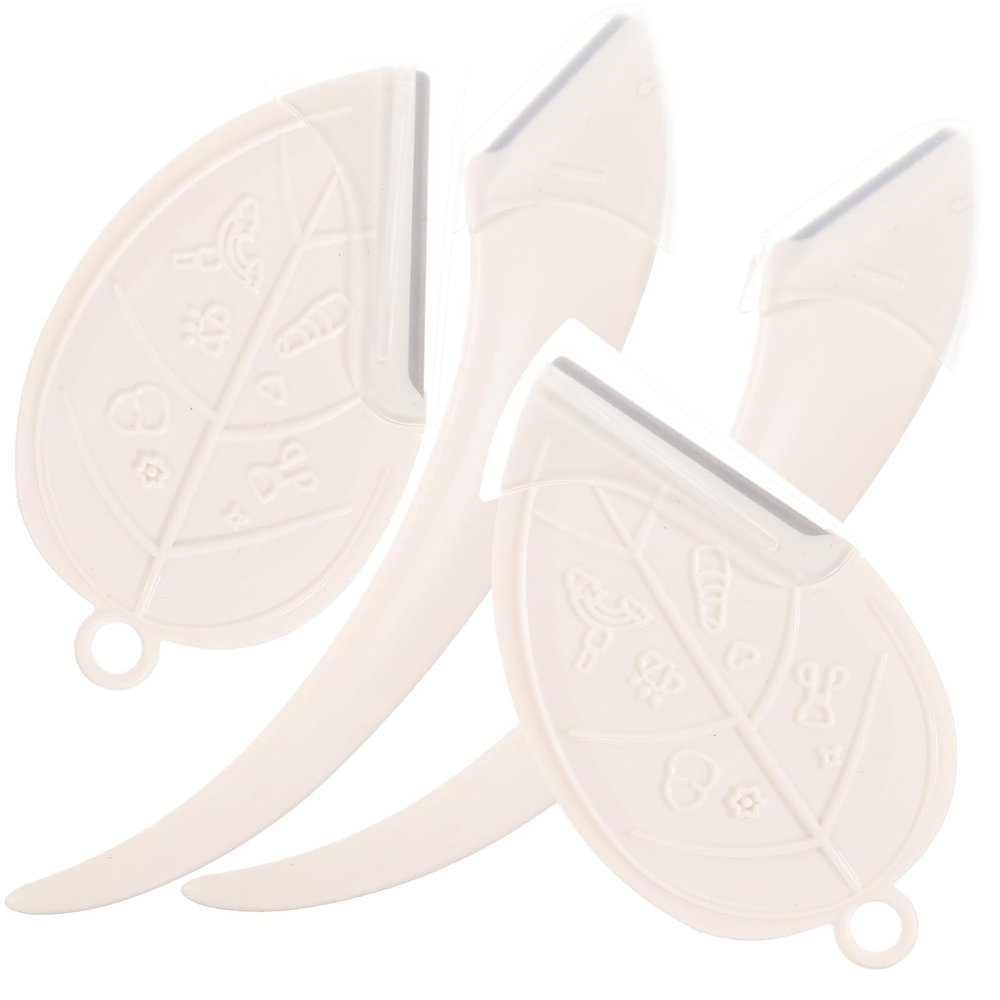 IMIKEYA 4-Pack Eyebrow Razors, Compact Rust-Resistant Facial Razors for Women