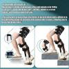 HNBYLMM Hands-Free Knee Crutches for Adults, Adjustable Non-Slip Leg Crutches, Walking Trainer, Max. Load 100 kg view 4
