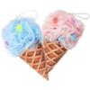 Ice Cream-Shaped Shower Sponge with Hanging Loop view 1