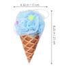 Ice Cream-Shaped Shower Sponge with Hanging Loop view 2