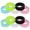 Silicone Thumb Inserts for Scissors, 10-Piece, Soft Finger Rings view 1