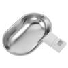 Stainless Steel Drinking Bowl for Cats, Silver view 1
