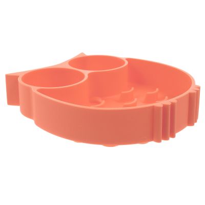 VERDANVERSE Non-Slip Silicone Slow-Feeder Dog Bowl with Suction Base