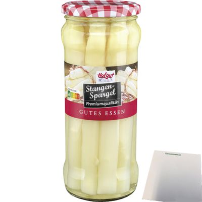 usy Bundle: Hofgut White Asparagus Spears (580 ml Jar) + usy Block