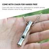 GARVALON Silver Stainless Steel Dog Whistle for Dog Training, with Chain view 3