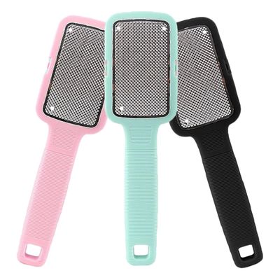 Gatuida 3-Piece Stainless Steel Pedicure Foot File Set with Protective Cases