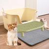 Ioensy Cat Litter Box Step with Crawl-Through Opening, Green view 2