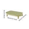 Ioensy Cat Litter Box Step with Crawl-Through Opening, Green view 4