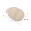 SOPOTUTU 3-Pack Natural Loofah Bath Sponges with Sisal and Cotton view 2