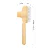 iplusmile Self-Cleaning Dog and Cat Comb with Ergonomic Handle view 2