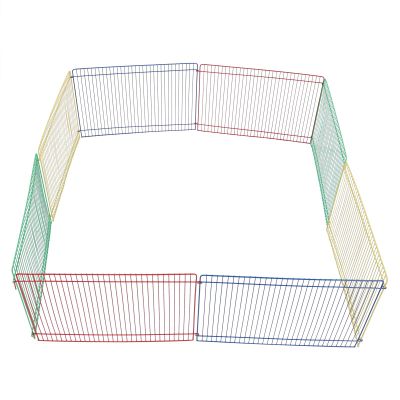 8-Piece Small Animal Playpen for Mice and Hamsters, Iron Wire