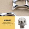 CORHAD 10-Piece Metal Scissor Bumpers for Hairdressing and Pet-Grooming Scissors, Noise Reduction view 3