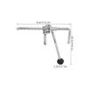 Mikinona Wheelchair Leg Rest Elevating Mechanism, Adjustable Replacement Part view 2