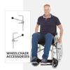 Mikinona Wheelchair Leg Rest Elevating Mechanism, Adjustable Replacement Part view 3