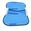 Tomantery Horse Saddle Pad, Breathable 3D-Cut Non-Slip Saddle Blanket, Polyester-Silk Cotton, Blue view 2