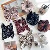 Vayliro Velvet Polka-Dot Scrunchie Hair Tie view 4