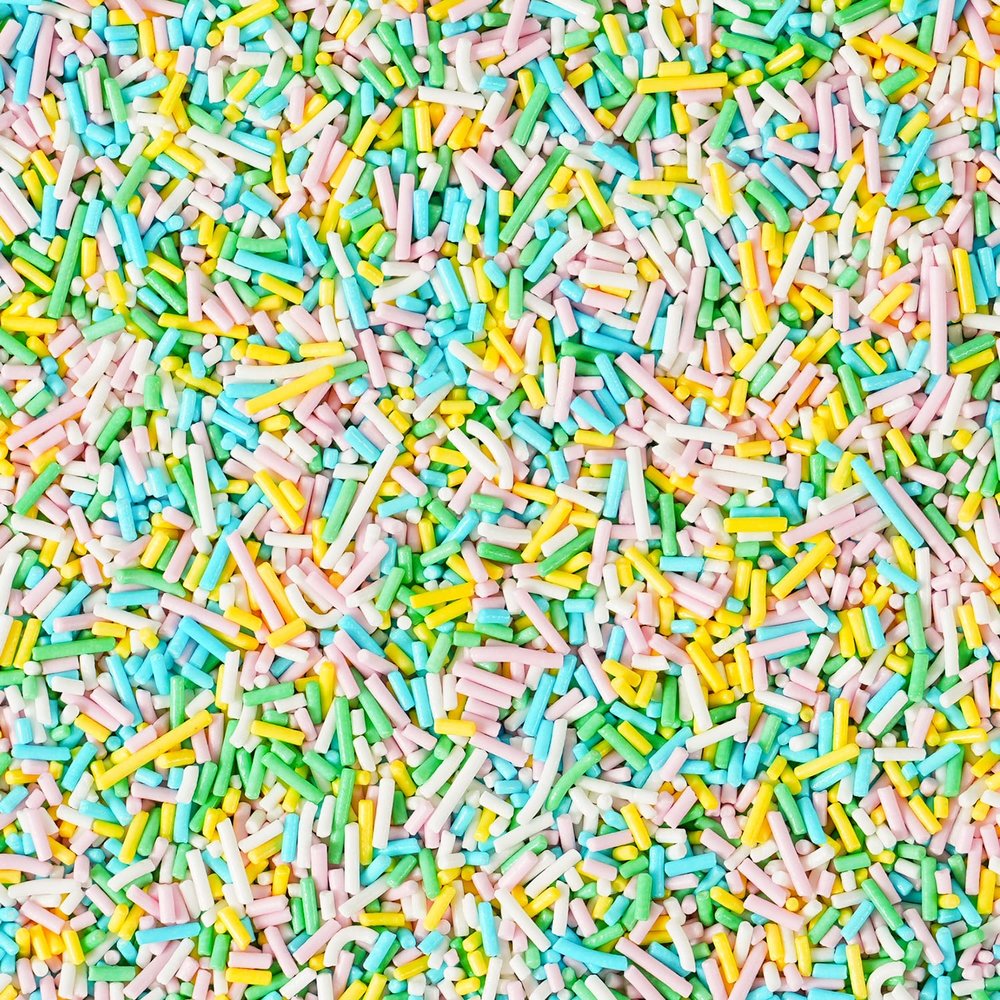 Easter Sprinkles 120 g – Edible Sugar Sprinkles for Cookies, Cupcakes, Cakes & Muffins
