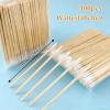 400-Pack 7 cm Wooden-Handle Cotton Swabs, Single-Ended Precision Makeup Applicators view 2