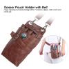 Xiuganpo Barber Scissor Pouch Holster, Large Capacity, Durable Retro Hardware for Salon and Home view 2
