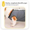 InfiniZer Dog Recovery Suit After Surgery, Wound Protection One-Piece (Gray, XL) view 4