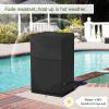 HUANGING 420D Fire Pit Column Cover, Tear-Resistant, Windproof, Foldable view 2