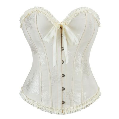 Gothic Corset Dress, Overbust Bustier, Burlesque Costume