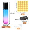 qjuwhua 10 mL Empty Roll-On Bottles, 6-Piece Gradient Glass Set view 2
