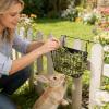 Rabbit Hay Dispenser and Feeder, Foldable Feeding Station view 3